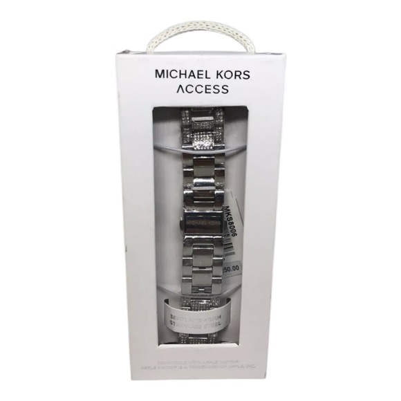 Michael Kors Apple Watch Band Stainless Steel Crystal Metal 38mm 40mm 41mm - Picture 10 of 13